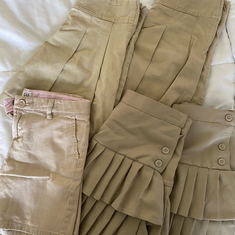 Girls uniform bottom bundle size 8